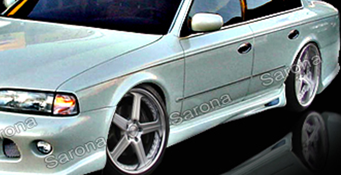 Custom Infiniti Q45  Sedan Side Skirts (1994 - 1996) - $490.00 (Part #IF-008-SS)